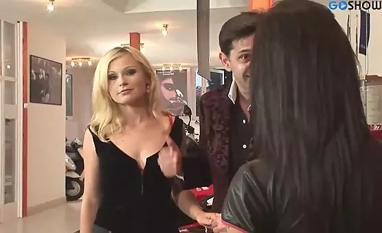 Hostesses Pleasing Patrons at Orgasmic Motorcycle Lounge
